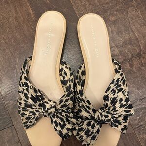 Loeffler Randall - Daphne Knotted Sandals - leopard print 🐆